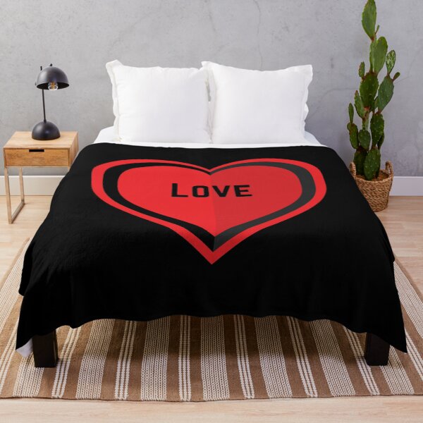 Item preview, Love protected in hearts red and black designed and sold by AnnaBBS.