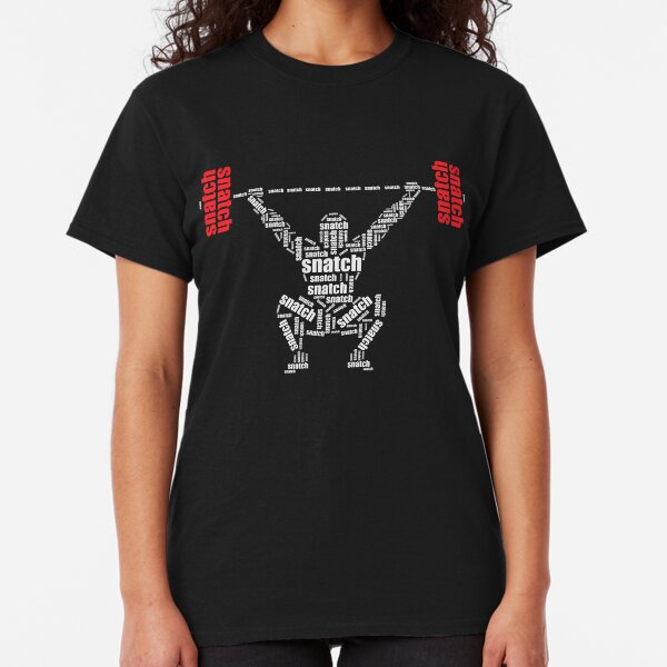 Crossfit - Snatch Wörter dunkles Hemd Classic T-Shirt