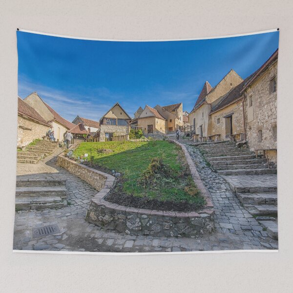 Item preview, The Rasnov Citadel in Romania designed and sold by mitzobs.