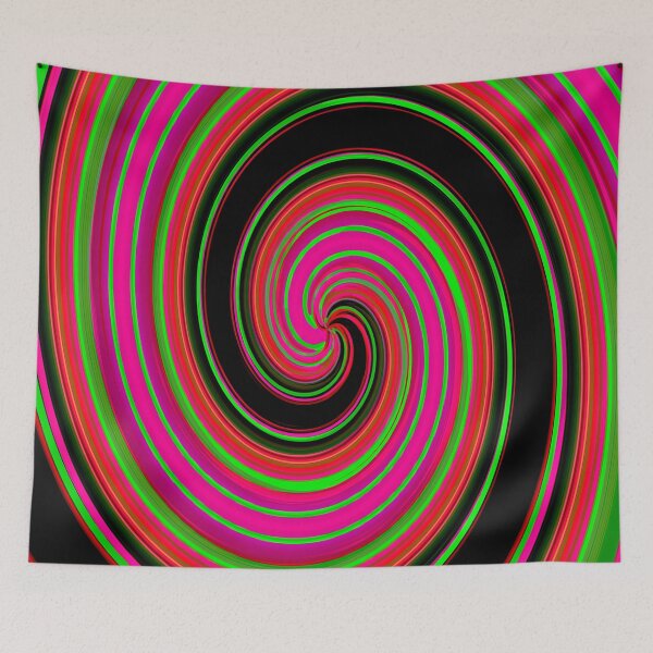 Item preview, Bright Coloured Spiral with Black designed and sold by Geoff Treagus.