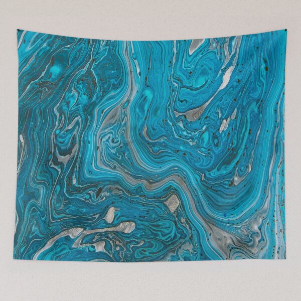 Item preview, Hydro Dipped Liquified Ocean 2 of 3 designed and sold by ArtRoomOregon.