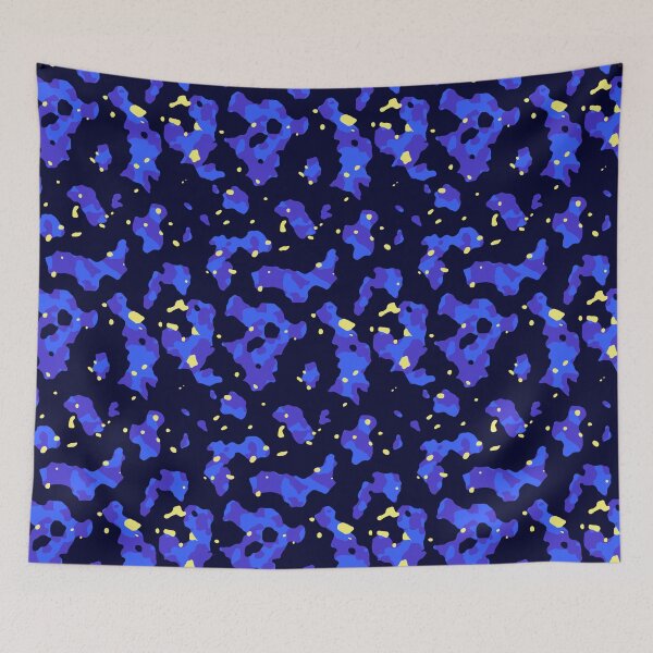 Item preview, Abstract Organic Blue Pattern designed and sold by warmfuzzylogic.