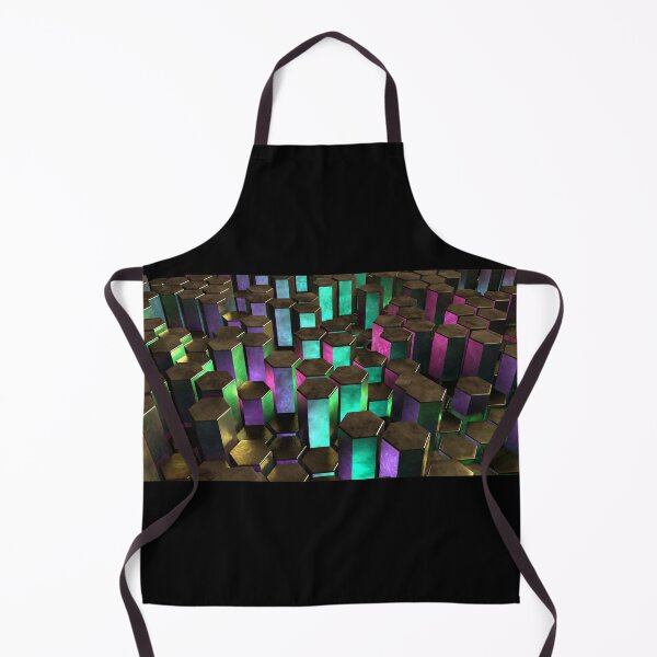 Item preview, background with retractable hexagonal 3d columns designed and sold by Orderposter.