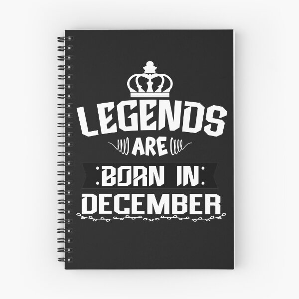 Item preview, LEGENDS ARE BORN IN December Birthday Gift designed and sold by alexyoussef.