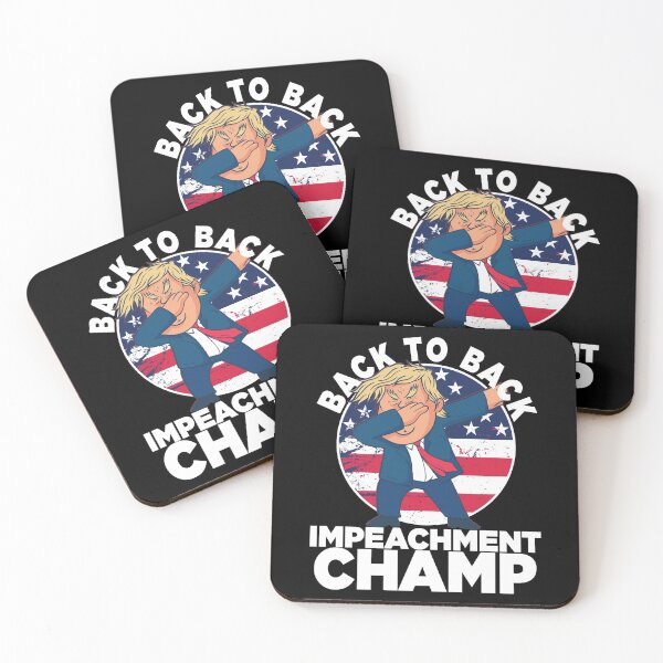 Item preview, Dabbing Back To Back Impeachment Champ Cartoon designed and sold by mikels.