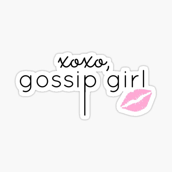 Gossip Girl design Sticker