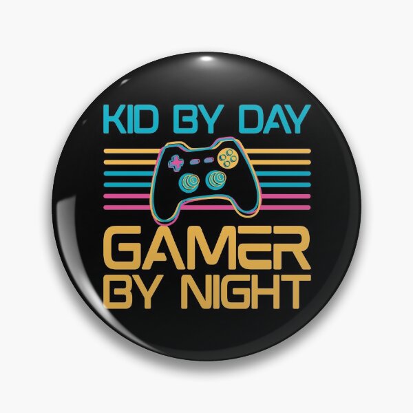 Item preview, Kid By Day Gamer By Night Video Games Lover Gamer Kid Gear designed and sold by DynamicDesign.