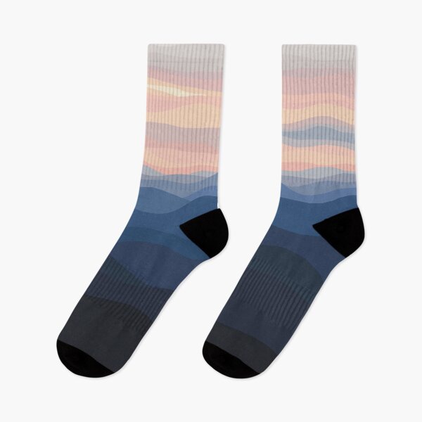 Item preview, Pastel Hills Pretty, Minimal Landscape Digital Illustration designed and sold by AlmightyClaire.