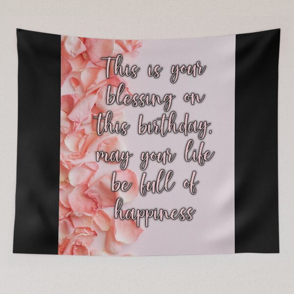 Item preview, This Is Your Blessing On This Birthday, May Your Life Be Full Of Happiness designed and sold by sasijaya.