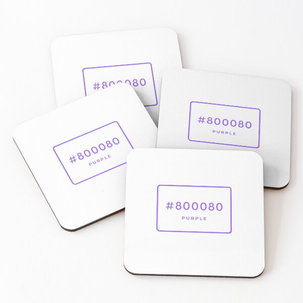 Item preview, Purple Hex Code Color #800080 designed and sold by MinimalSketches.