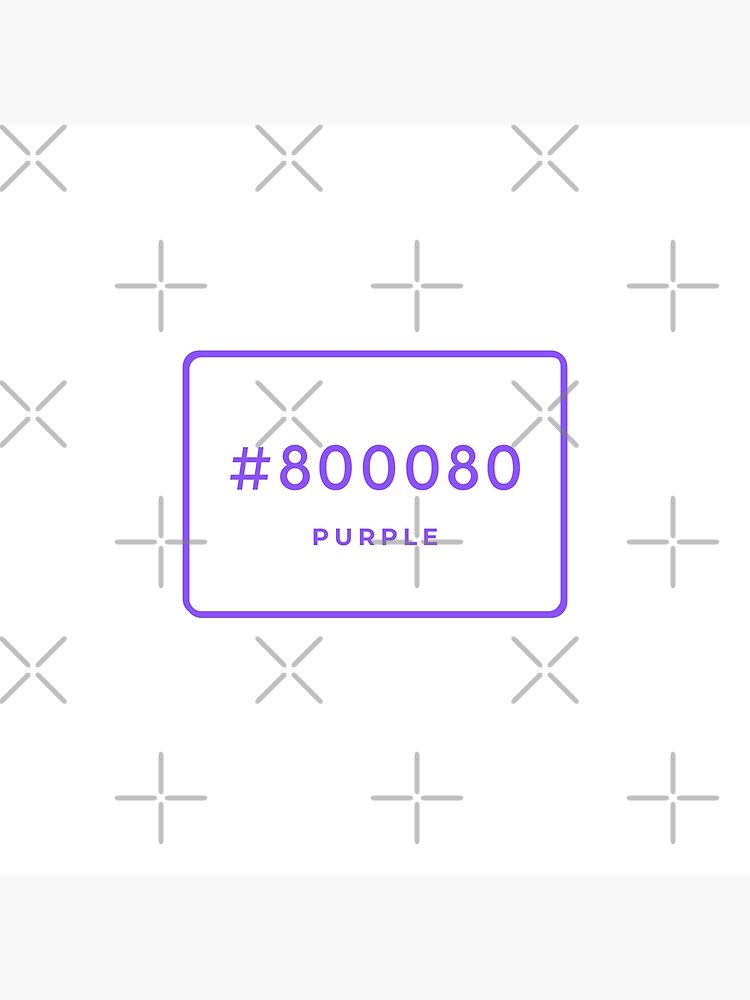 purple color hex 800080 html color codes