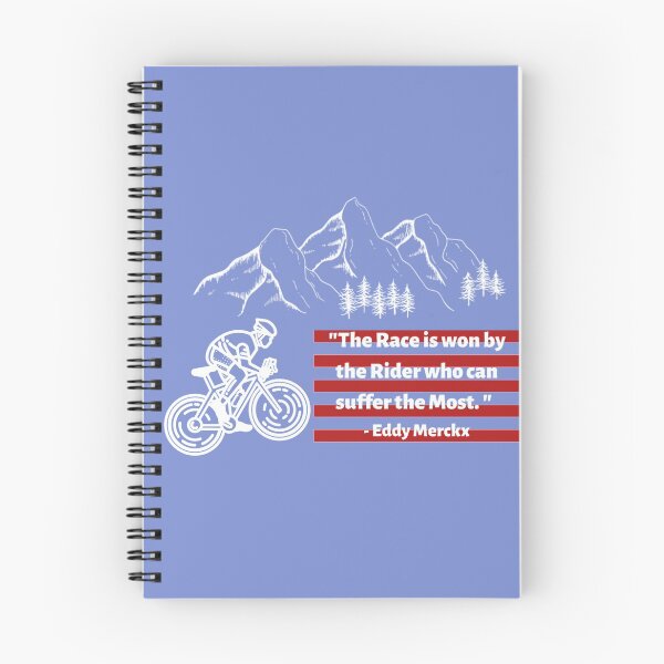 Item preview, The Race Is Won By the Rider Who Can Suffer The Most - Eddy Merckx designed and sold by peachooberry.