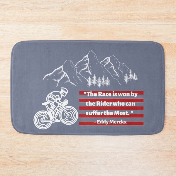 Item preview, The Race Is Won By the Rider Who Can Suffer The Most - Eddy Merckx designed and sold by peachooberry.