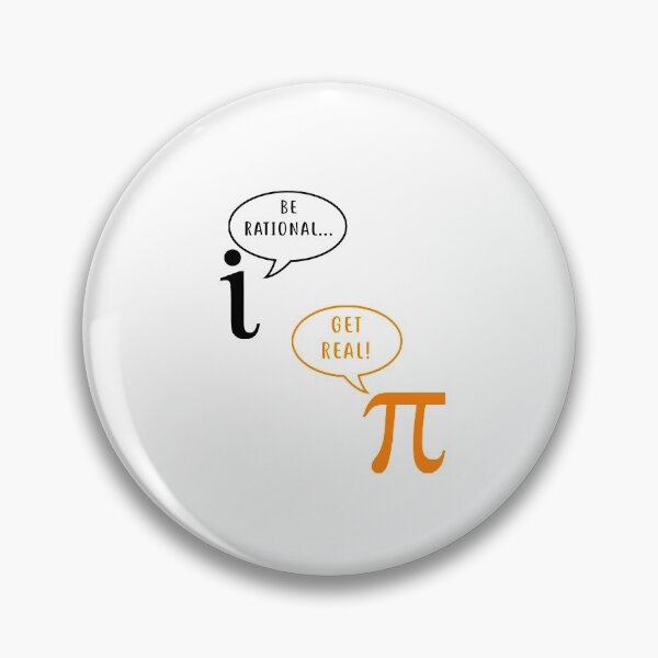 Item preview, Mathematics pun - iota be rational, pi get real designed and sold by Aziro-designs.