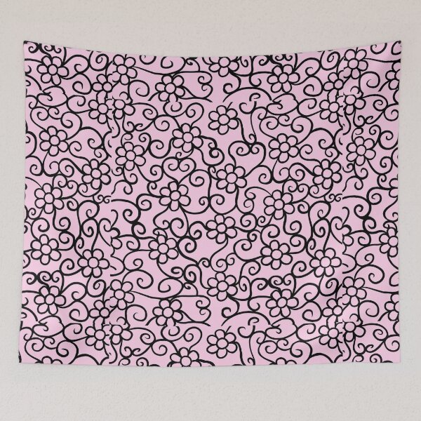 Item preview, Light Pink beautiful flower pattern designed and sold by muffinstandd.