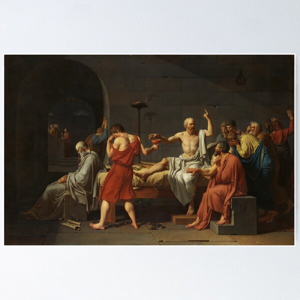 Item preview, Death of Socrates designed and sold by ClassicalGreece.
