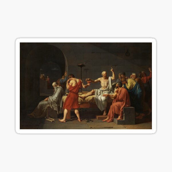 Item preview, Death of Socrates designed and sold by ClassicalGreece.