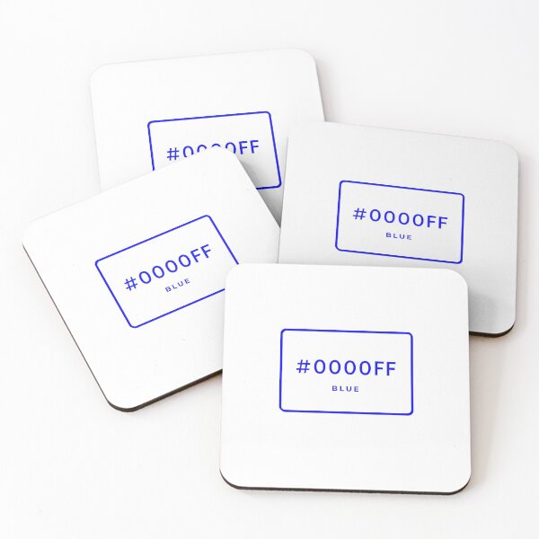Item preview, BLUE Hex Code Color #0000FF designed and sold by MinimalSketches.