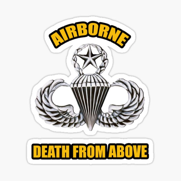 Parachute Wings Badge Airborne Funny Skitongifts Custom Laser Engraved