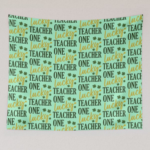 Item preview, st patrick's day lucky teacher designed and sold by JavierShih.