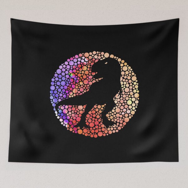 Item preview, Dot Day Dinosaur T Rex In Polka Dot Colorful Art for International Dot Day designed and sold by alenaz.