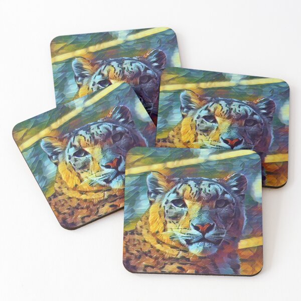 Item preview, Snow Leopard In Slumber designed and sold by Fearless-Fox.