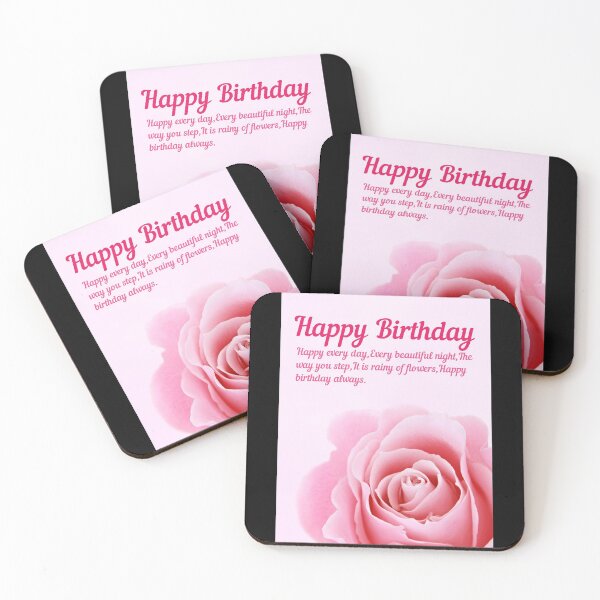 Artikelvorschau, Glücklich jeden Tag, jede schöne Nacht, wie du trittst, es regnet von Blumen. Alles Gute zum Geburtstag immer. entworfen und verkauft von sasijaya.