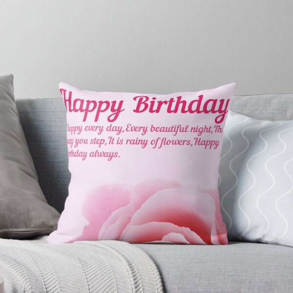 Item preview, Happy every day, Every beautiful night, The way you step, It is rainy of flowers. Happy birthday always. designed and sold by sasijaya.