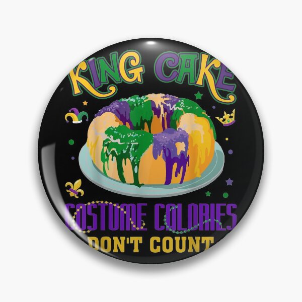 Item preview, King Cake Costume Calories Dont Count Funny Mardi Gras Gift designed and sold by ADAMANDREWSAU.