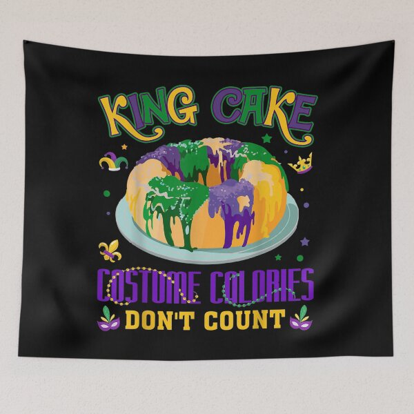 Item preview, King Cake Costume Calories Dont Count Funny Mardi Gras Gift designed and sold by ADAMANDREWSAU.