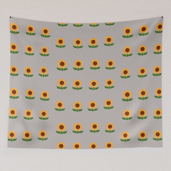 Item preview, yellow sunflowers, FLORAL PATERN designed and sold by SAISHREE.