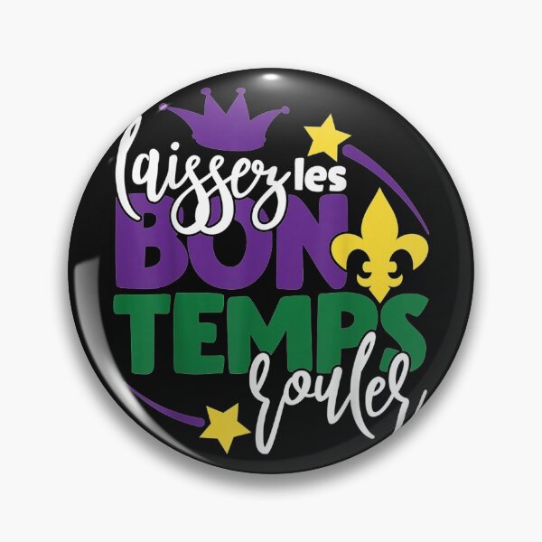Item preview, Laissez Les Bons Temps Rouler Mardi Gras Mask Carnival Squad 39 designed and sold by ALISONABBOTTAU.