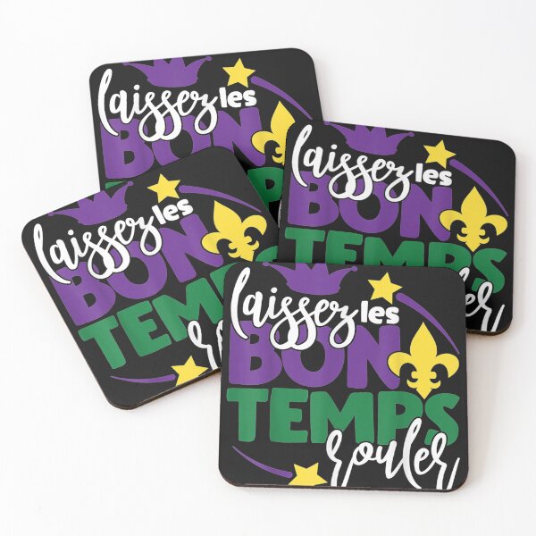 Item preview, Laissez Les Bons Temps Rouler Mardi Gras Mask Carnival Squad 39 designed and sold by ALISONABBOTTAU.