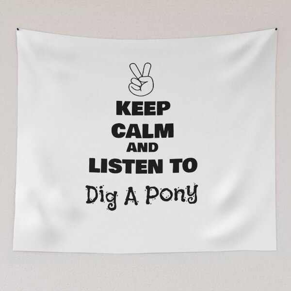 Item preview, Keep Calm and Listen to Dig A Pony designed and sold by QuotesDogma.