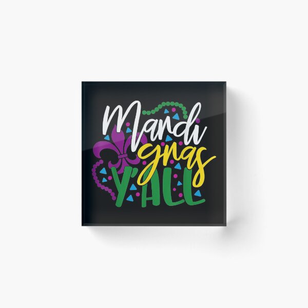 Item preview, Its Mardi Gras Yall Funny Mardi Gras Parade Mask Carnival 6 designed and sold by SEANPARKERAU.