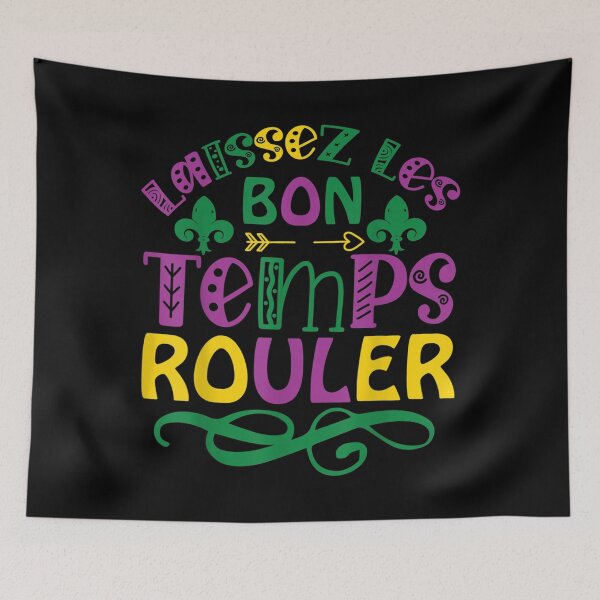 Item preview, Laissez Les Bons Temps Rouler Mardi Gras Mask Carnival Squad designed and sold by ADAMANDREWSAU.