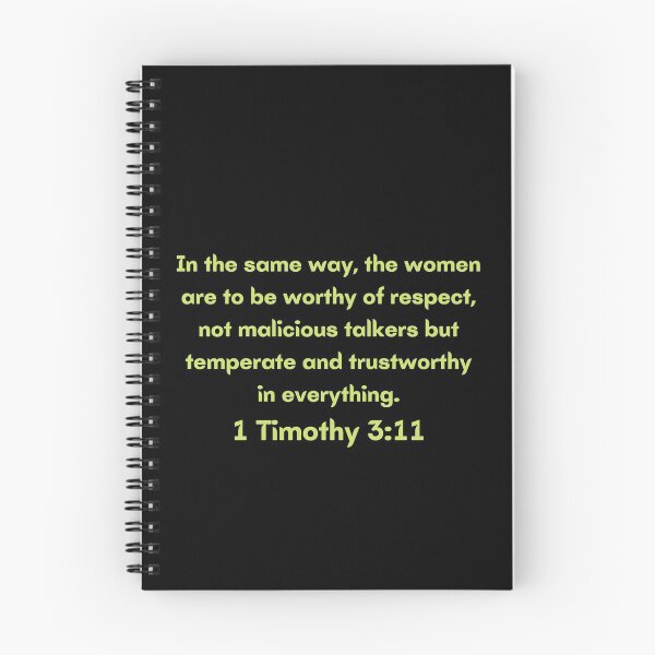 Item preview, Bible Verse 1 Timothy 3:11 designed and sold by Prayingwarrior.