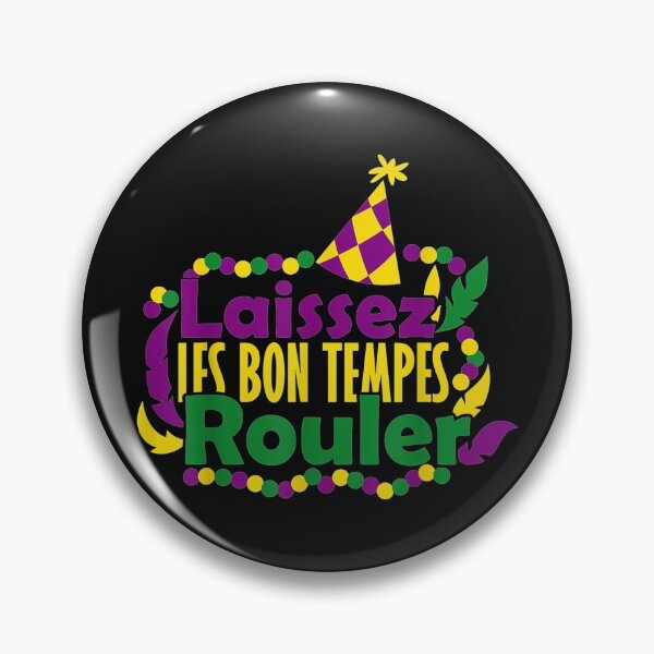 Item preview, Laissez Les Bons Temps Rouler Mardi Gras Mask Carnival Squad 40 designed and sold by ALISONABBOTTAU.