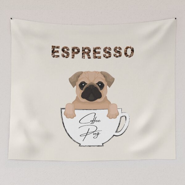 Item preview, Espresso Coffe Pug designed and sold by albix81.