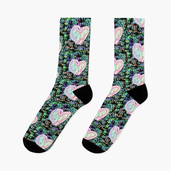 Item preview, heart black background designed and sold by miaterinka.