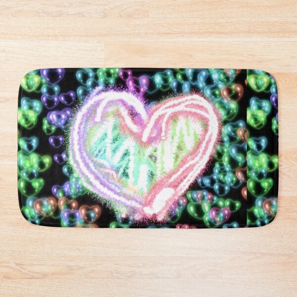 Item preview, heart black background designed and sold by miaterinka.
