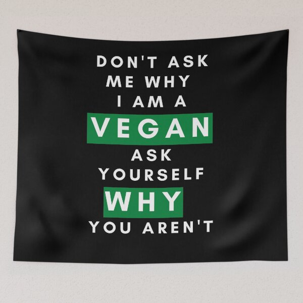 Item preview, Don't ask me why i am vegan designed and sold by arnabbabai.