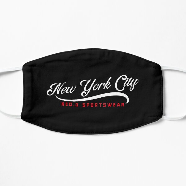 New York City Calligraphy Flat Mask