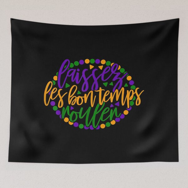 Item preview, Laissez Les Bons Temps Rouler Mardi Gras Mask Carnival Squad 1 designed and sold by ADAMANDREWSAU.