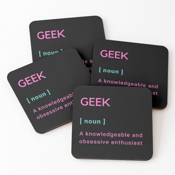 Aperçu de l'œuvre Définition Geek | LES GEEKS RÈGENT LEUR MONDE créée et vendue par Le Plus Three.