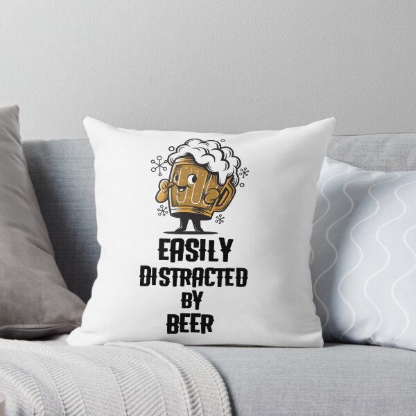 Item preview, Easily Distracted By Beer designed and sold by ClickBuyEnjoy.