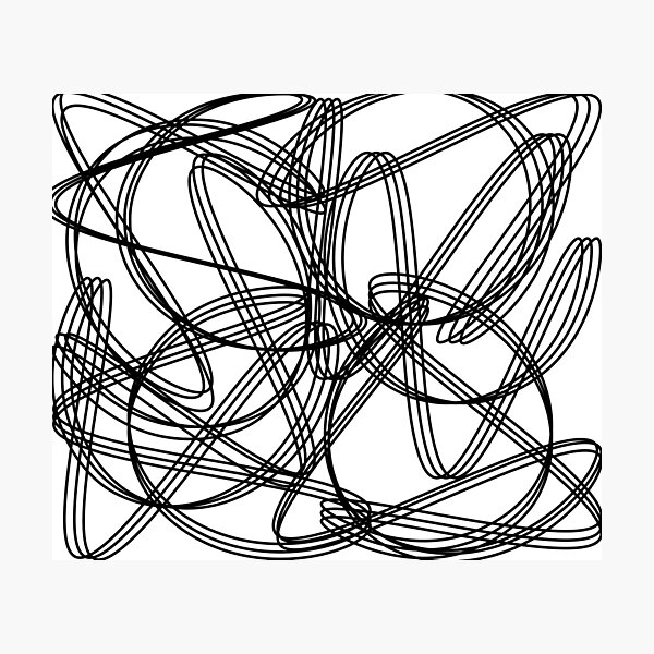Item preview,  Abstract pattern - black and white. designed and sold by K.S ART.