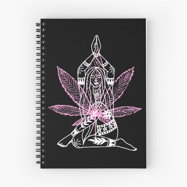 Item preview, | A Meditating Girl | Smart Successful Stoner | Spiritual Weed | designed and sold by AlfaEcho.