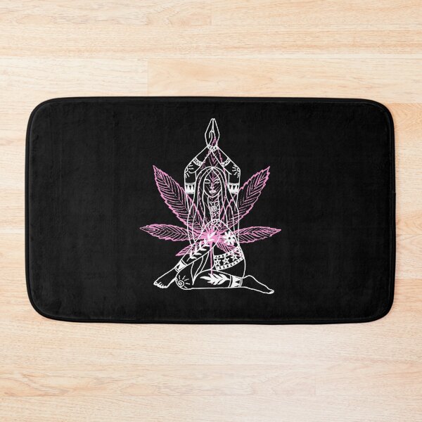 Item preview, | A Meditating Girl | Smart Successful Stoner | Spiritual Weed | designed and sold by AlfaEcho.