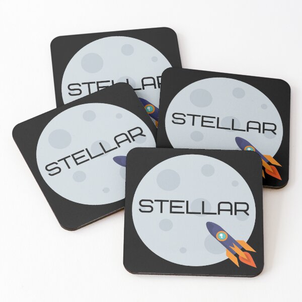 Item preview, Stellar to the Moon - this is great gift for every cryptocurrency investor designed and sold by hyggekrog.